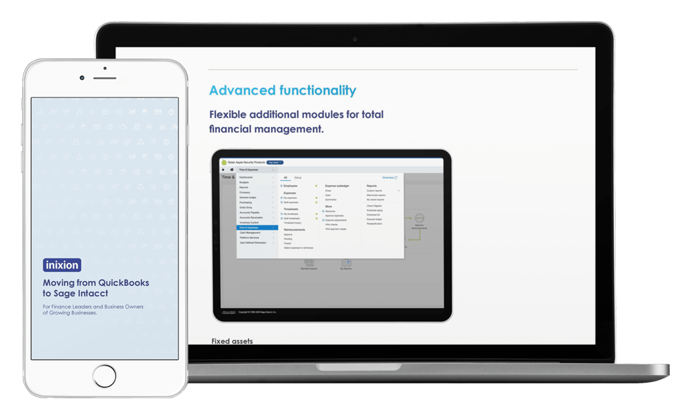 Quickbooks-to-Sage-Intacct-iphone-macbook
