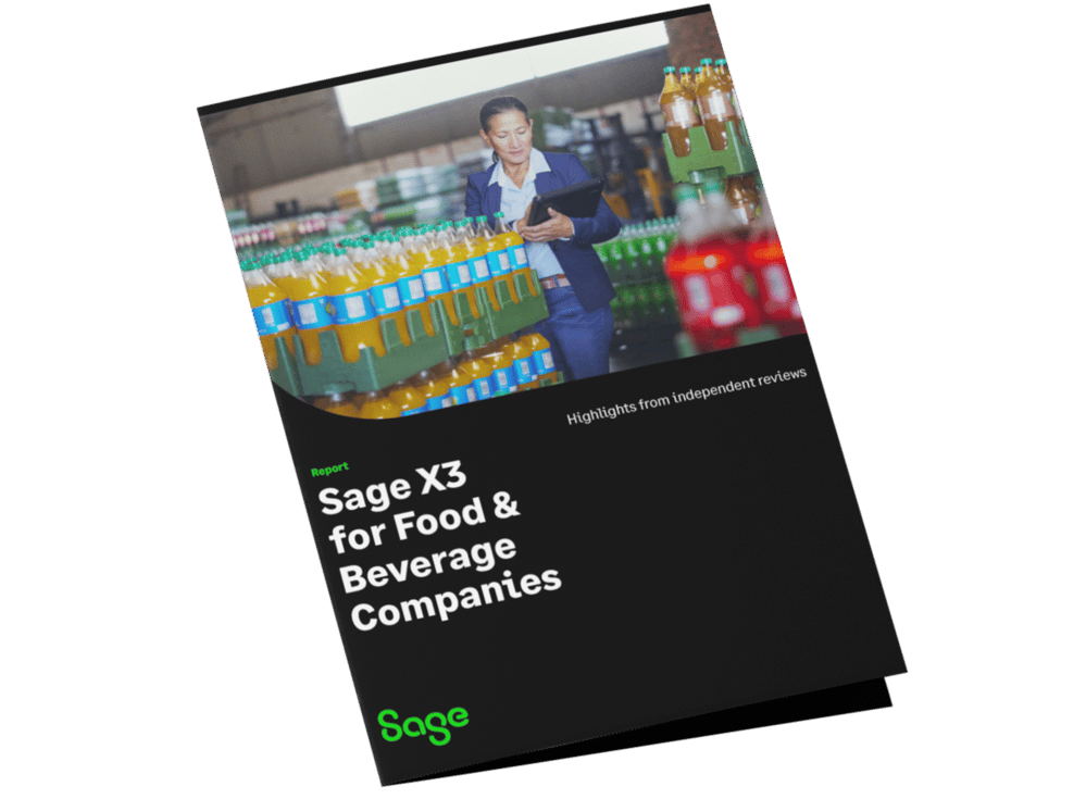 Sage X3 for F&B companies - analyst report
