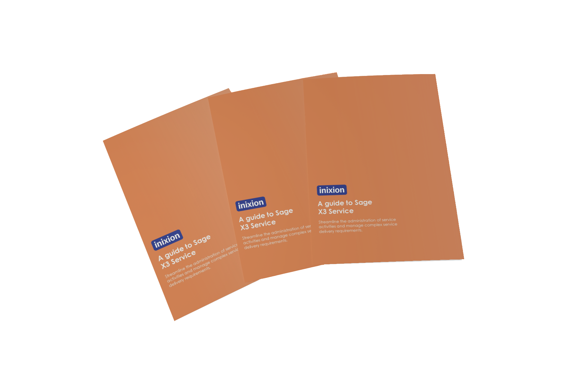 Sage X3 service guide - trifold